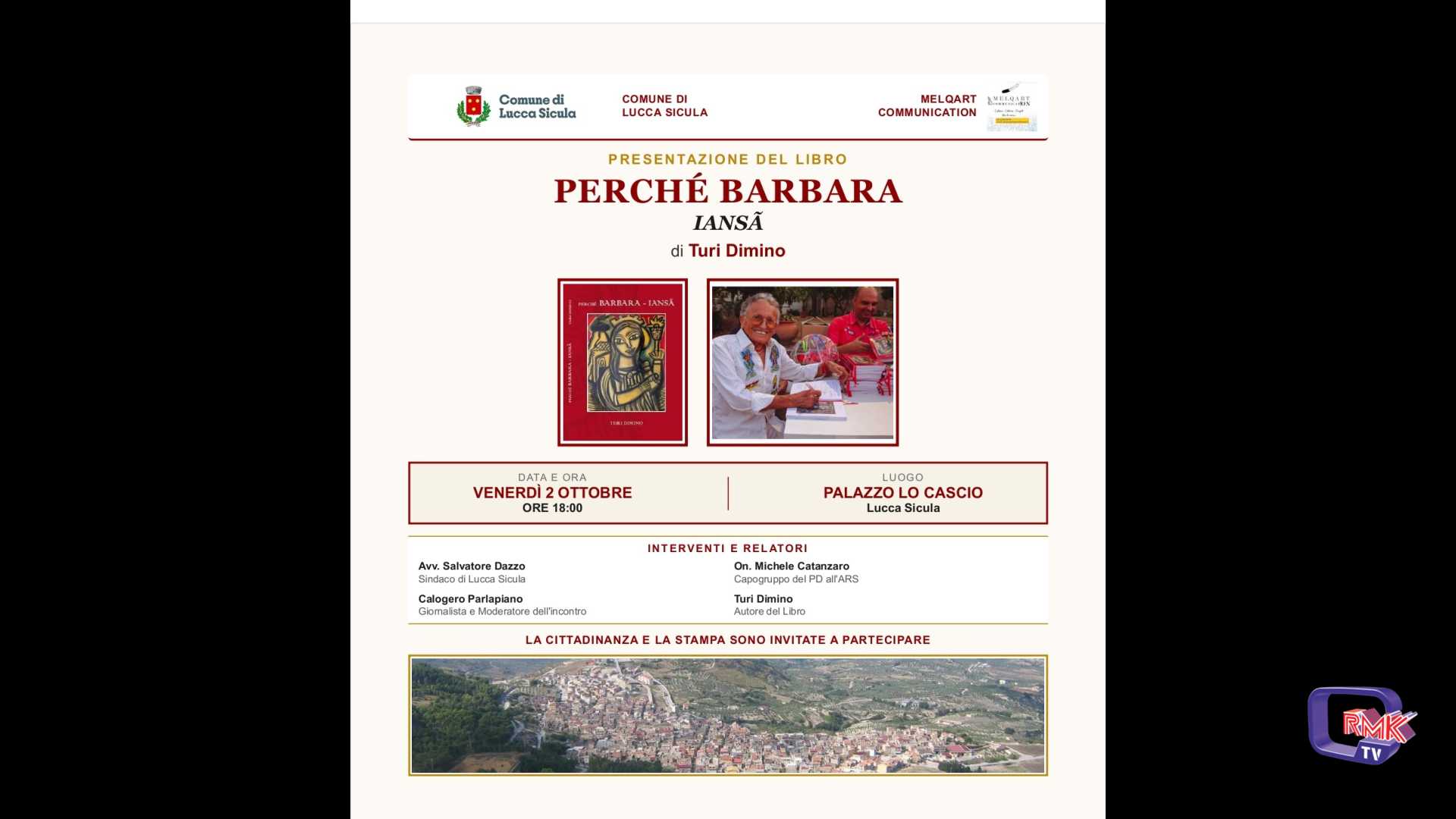Lucca Sicula. Oggi si presenta il libro 